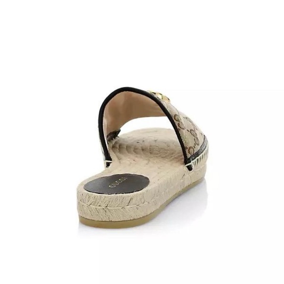 GUCCI ESPADRILLE SLIDES - Picture 4 of 4